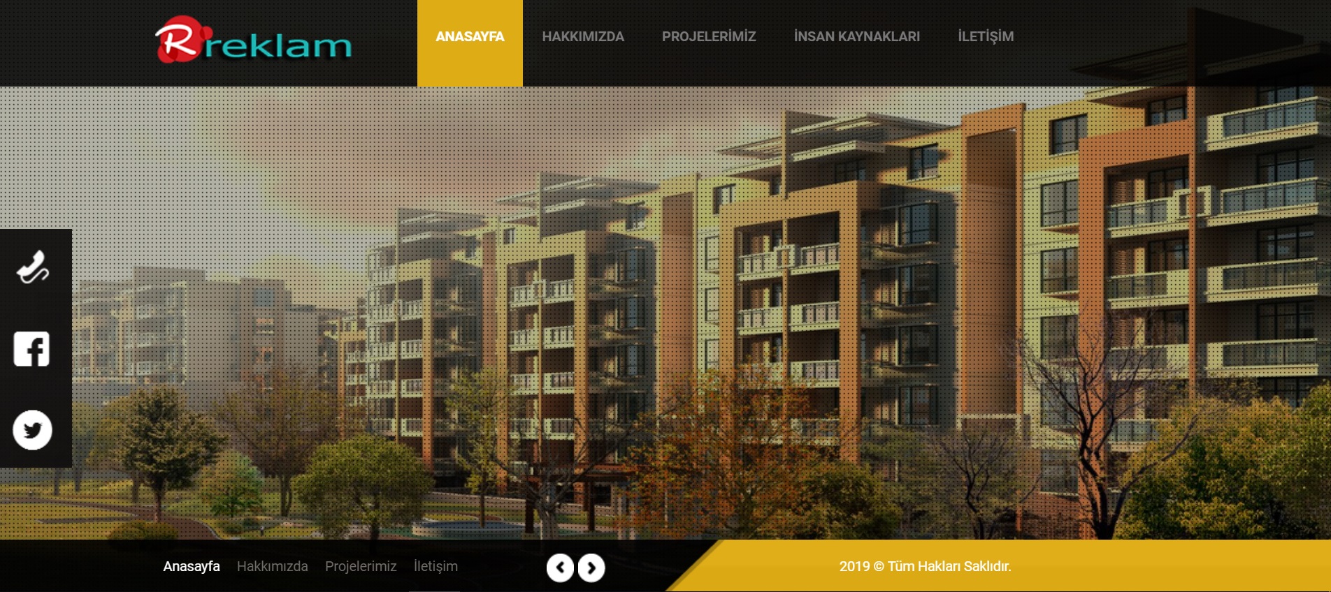 İnşaat Firma Sitesi